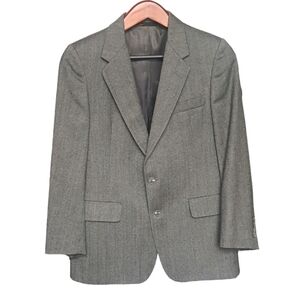 Designer Christian Dior Paris for Bullock's Mens Sport Coat Jacket Gray
